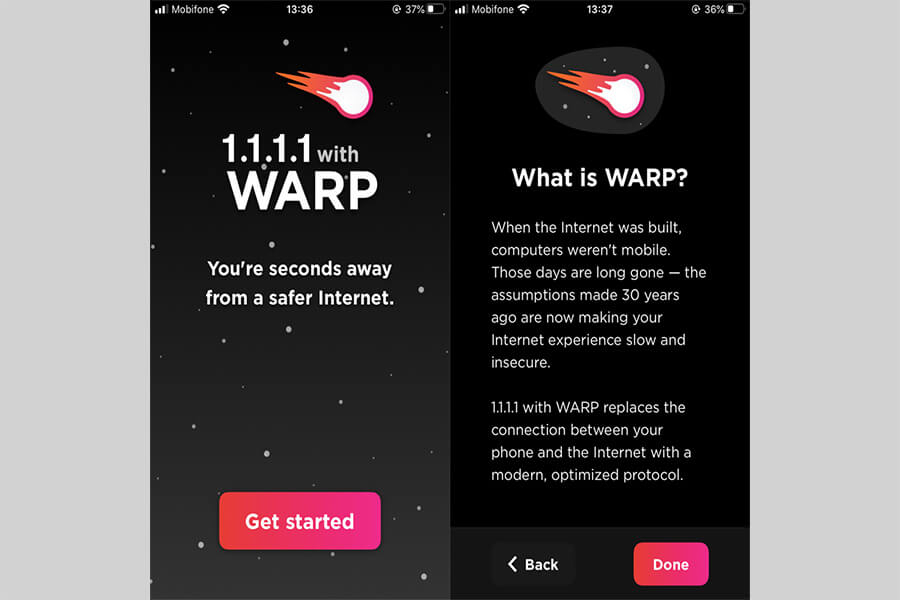 Vào mạng nhanh hơn khi "đứt cáp" với ứng dụng 1.1.1.1 - Hình 1 Vào mạng nhanh hơn khi "đứt cáp" với ứng dụng 1.1.1.1 - Hình 1