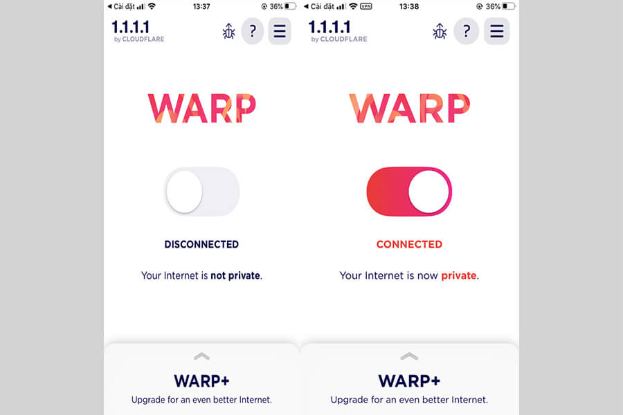 Vào mạng nhanh hơn khi "đứt cáp" với ứng dụng 1.1.1.1 - Hình 3 Vào mạng nhanh hơn khi "đứt cáp" với ứng dụng 1.1.1.1 - Hình 3